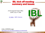 IBL kick-off - INFN Genova