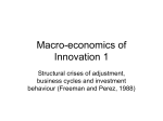 Macro-economics of Innovation 1