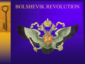 bolshevik revolution - Valdosta State University