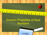 Division Properties