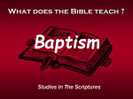 What is “baptism”? - Brunswick Christians