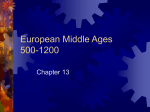 European Middle Ages 500-1200