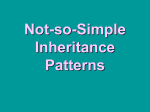 Not-so-Simple Inheritance Patterns