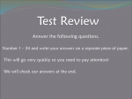 PPT Test Review