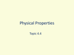 Physical Properties