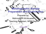 Metallography