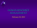 Human Resource Management