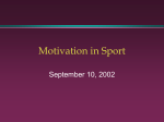 Motivation in Sport