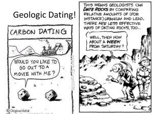 Geologic Dating! - rgreenbergscience