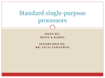 Standard single purpose processors