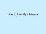 How to Identify a Mineral