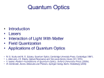 Introduction, Introduction to lasers, Properties of light