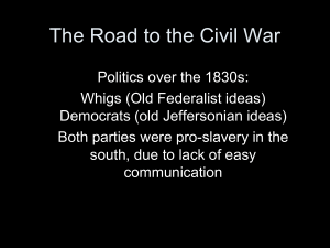 Road to the Civil War