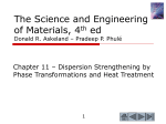 The Science and Engineering of Materials, 4th ed Donald R