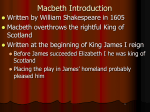 Macbeth Introduction