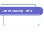 Camera Shooting Terms - Pierce Technology Classes