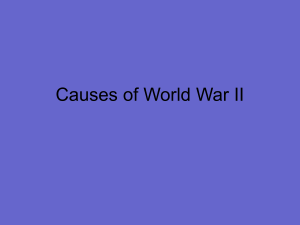 Causes of World War II