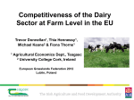 Competitiveness of the Dairy Sector at Farm Level in the EU Trevor