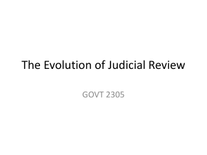 2305 - 28 - The Evolution of Judicial Review