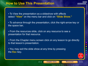 Chapter 13 Forces and Motion