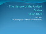 The history of the United States 1492-1877