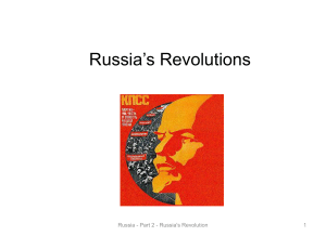 Russia`s Revolutions