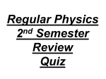 NA 2nd Semester Review Regular Physics No Ans