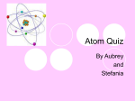Atom Quiz - IWBchemistry