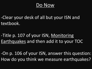 measure earthquakes