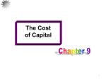 Chapter 12: The Cost of Capital