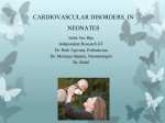 cardiovascular disorders in neonates