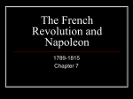 The French Revolution and Napoleon