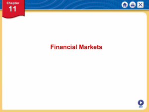 Financial Markets