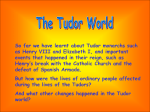 The Tudor World Project