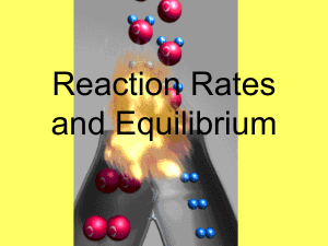 Reaction Rates/Chemical Kinetics