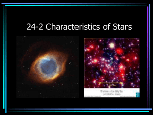 24-2 Characteristics of Stars