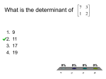 HELM Workbook 22 (Eigenvalues and Eigenvectors) EVS Questions