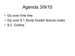 Agenda 3/9/10