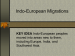 Indo-European Migrations