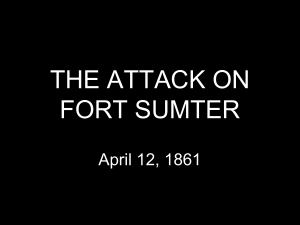 the attack on fort sumter