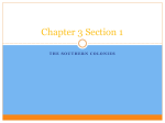 Chapter 3 Section 1- The Southern Colonies