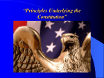 Underlying Principles of the Constitution