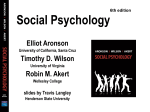 Social Psychology - Napa Valley College