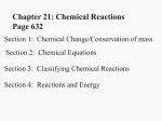 chemical reaction