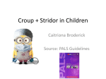 Croup + Stridor in Children
