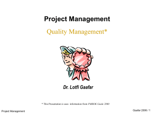 Quality Management