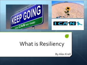 What is Resiliency