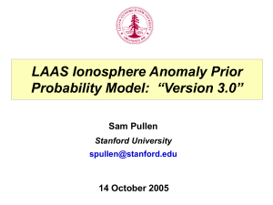 Use of WAAS for LAAS Ionosphere Threat Status Determination