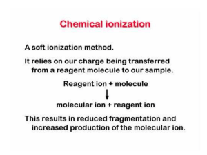 Ionization methods - 2-CI - Florida International University