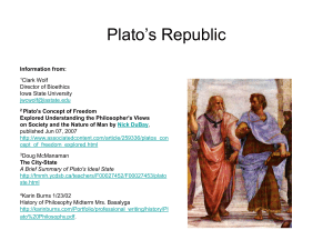 Plato`s Republic PowerPoint